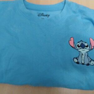 Disney Stitch Graphic Sweater - Light Blue - Size L 11-13